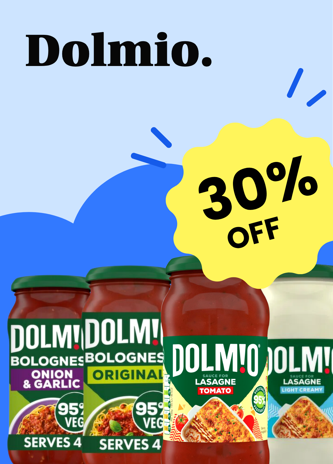 30% Off Dolmio Sauces
