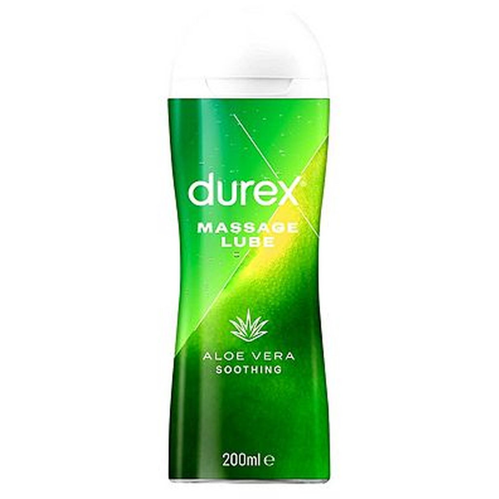 Durex 2 in 1 Massage Aloe Vera Water Based Lube, 200ml