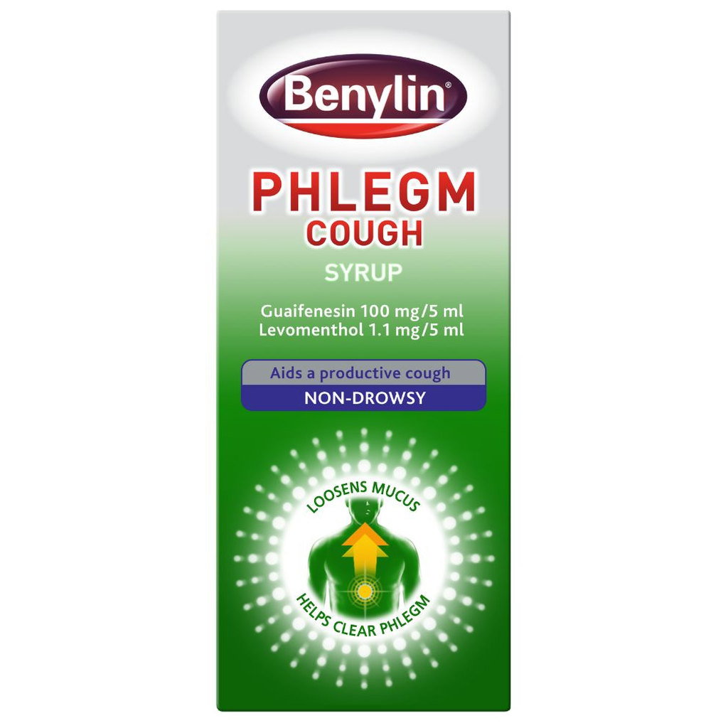 Benylin Phlegm Cough Syrup, 125ml