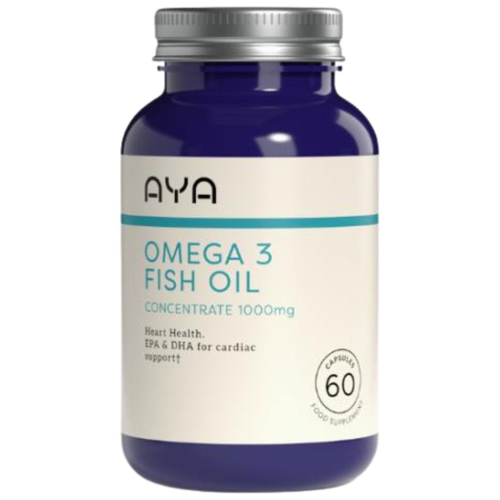 Aya Omega 3 Fish Oil 1000mg Capsules, 60pk