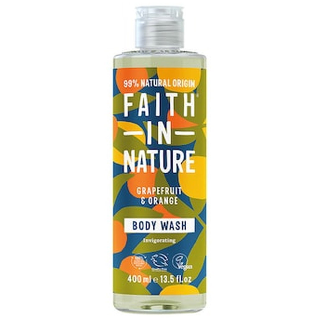 Faith in Nature Grapefruit and Orange Body Wash, 400ml
