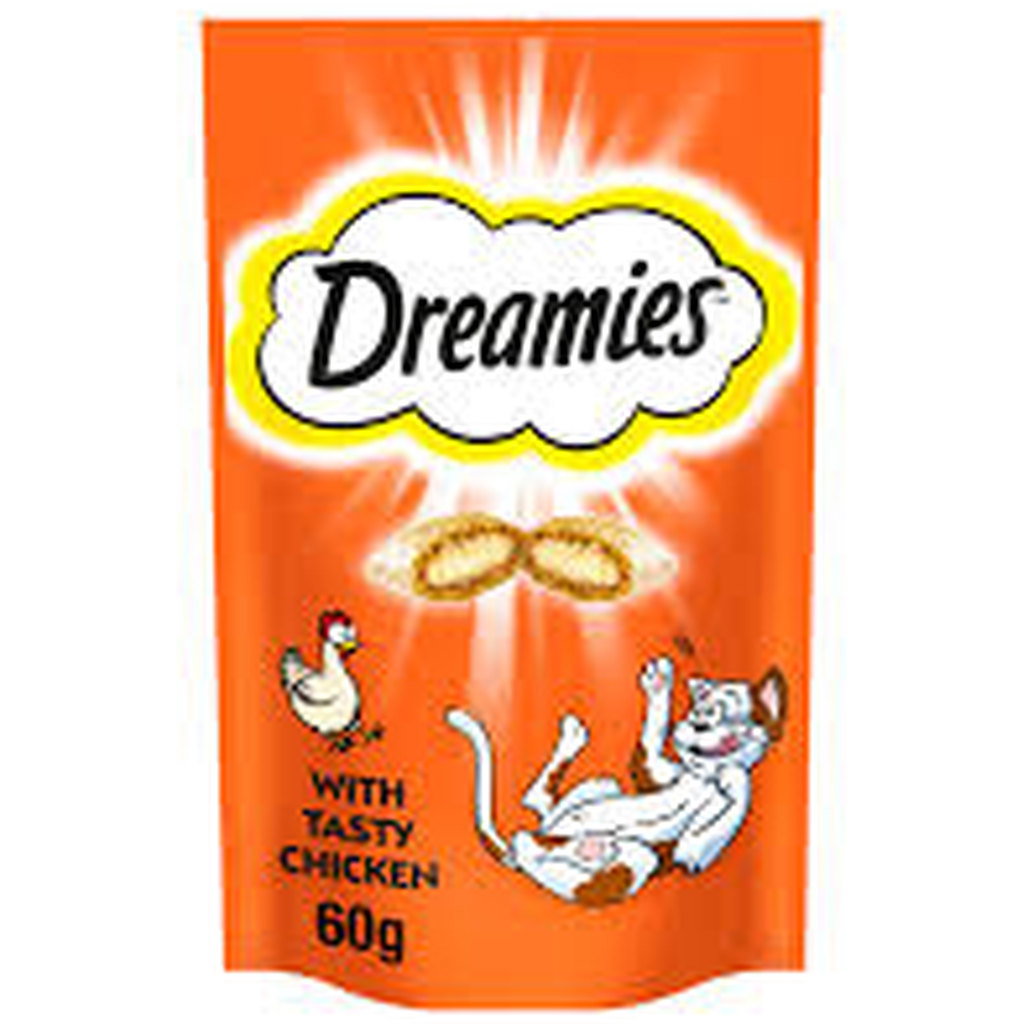 Dreamies with Chicken Cat Treats, 60g