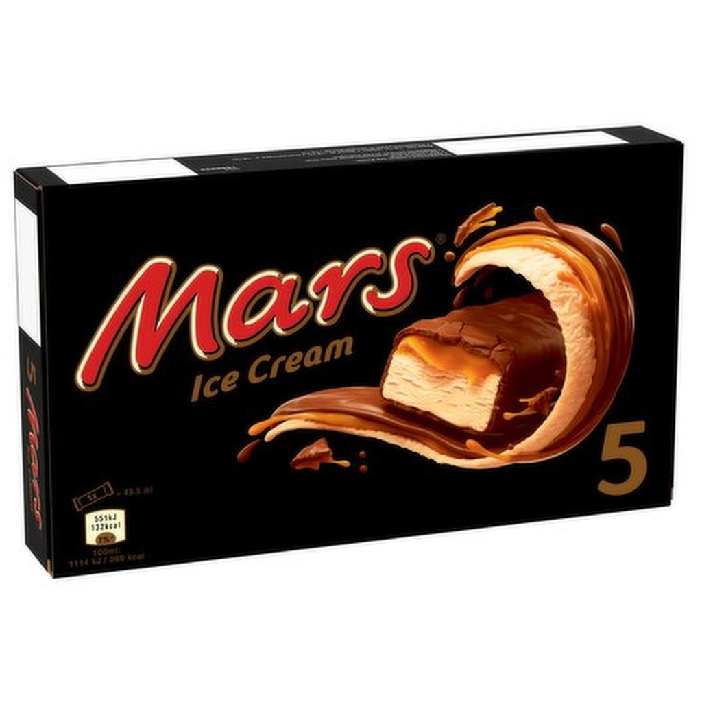 Mars Ice Cream Bars, 5 x 40g