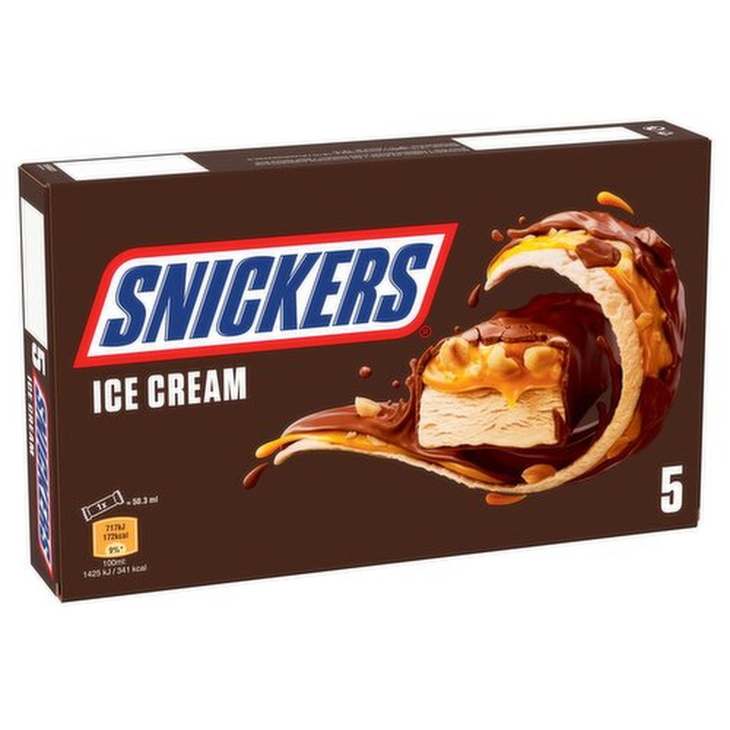Snickers Ice Cream, 5 x 48.6g