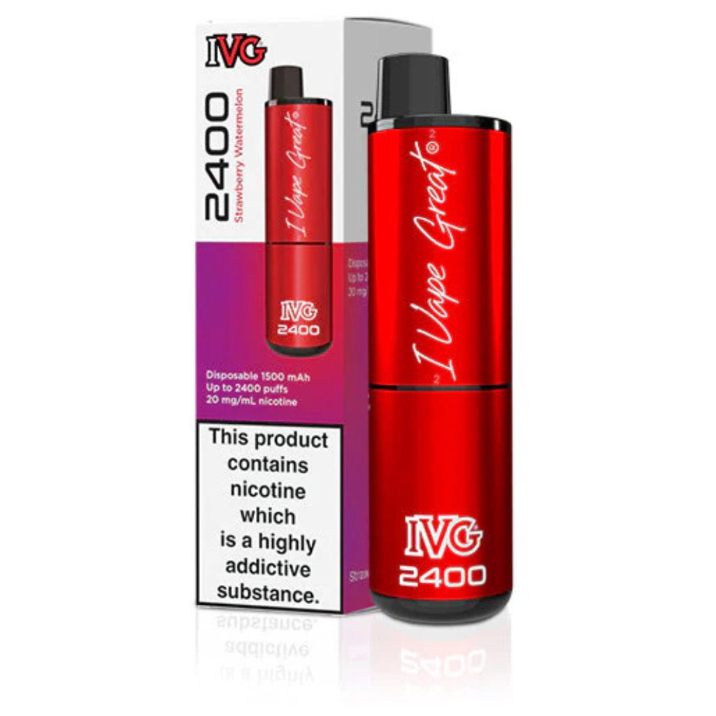 IVG 2400 Strawberry Watermelon Vape 20mg