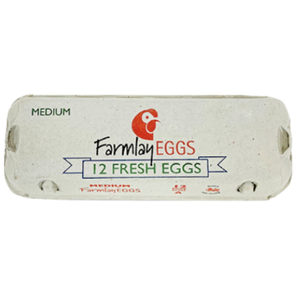 Farmlay Medium Morning Fresh Eggs, 12pk