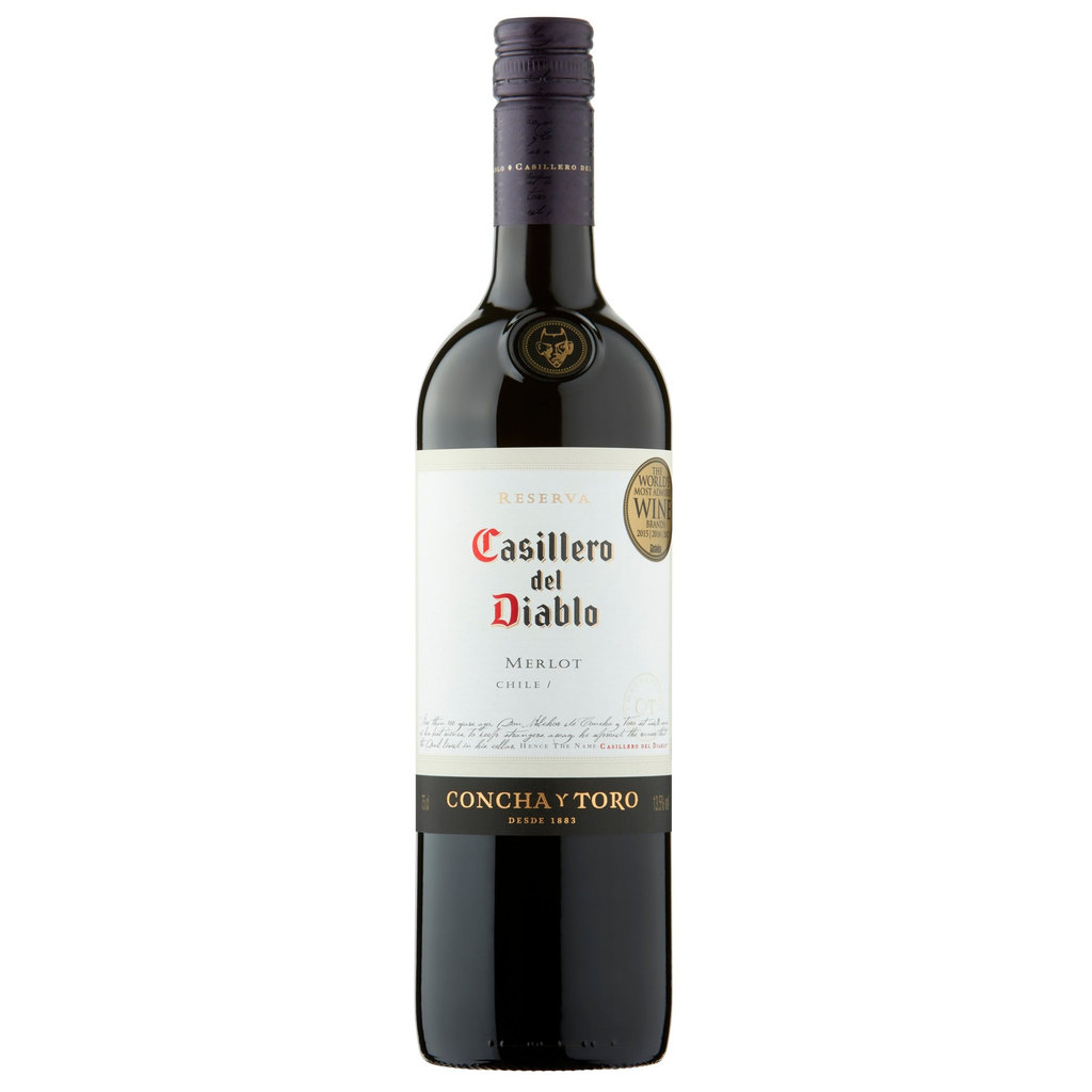 Casillero Del Diablo Merlot Red Wine, 750ml