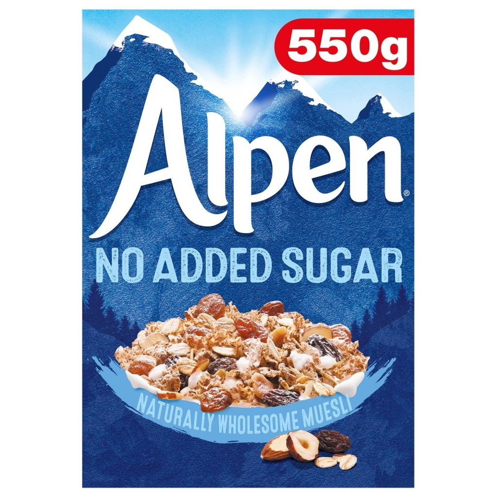 Alpen No Added Sugar Muesli, 550g