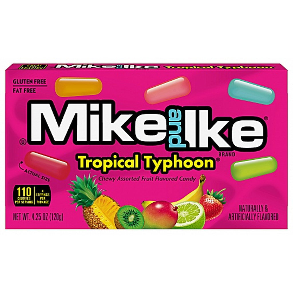 Mike & Ike Tropical Typhoon Candy (US Import), 120g