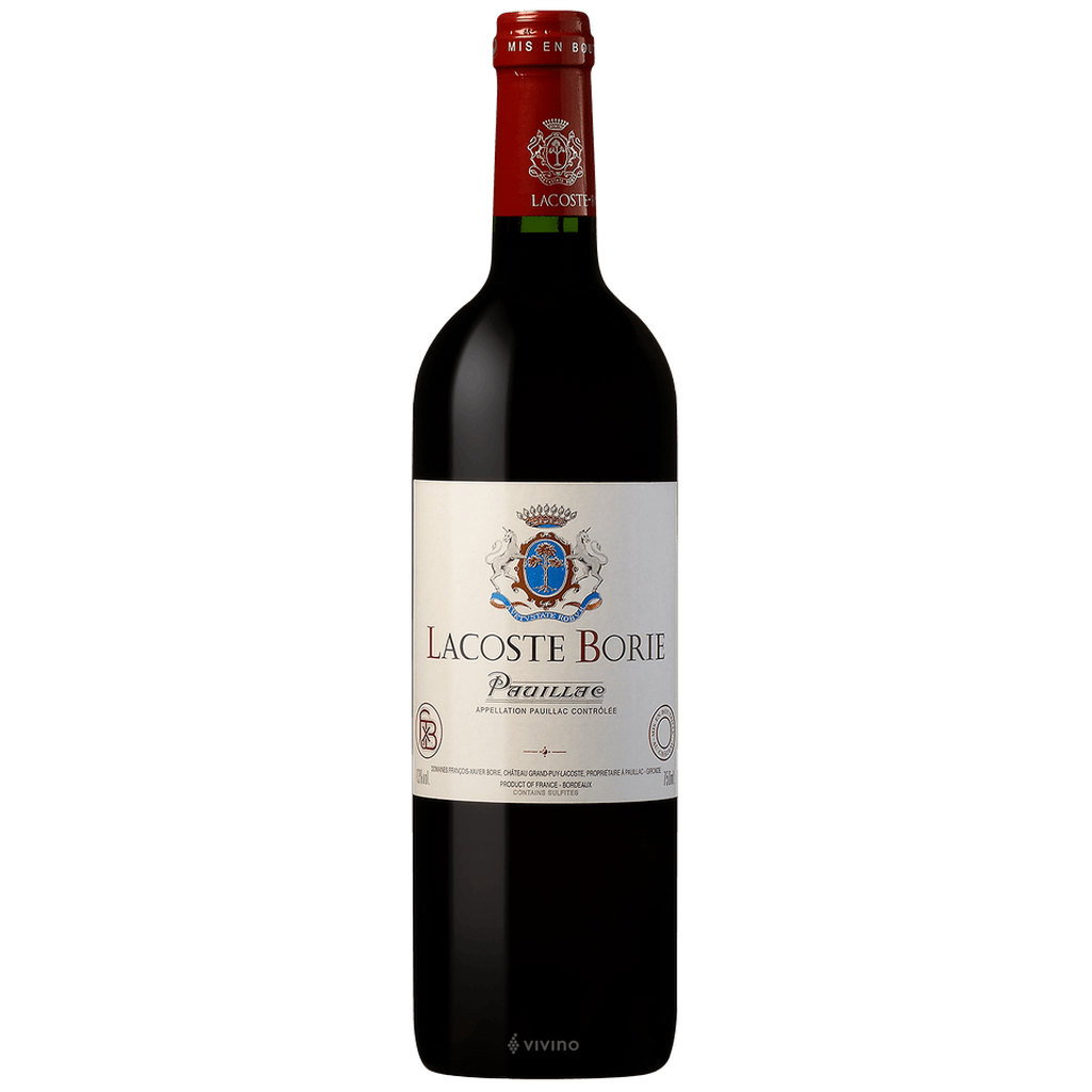 Lacoste-Borie Pauillac Bordeaux Red Wine, France, 750ml