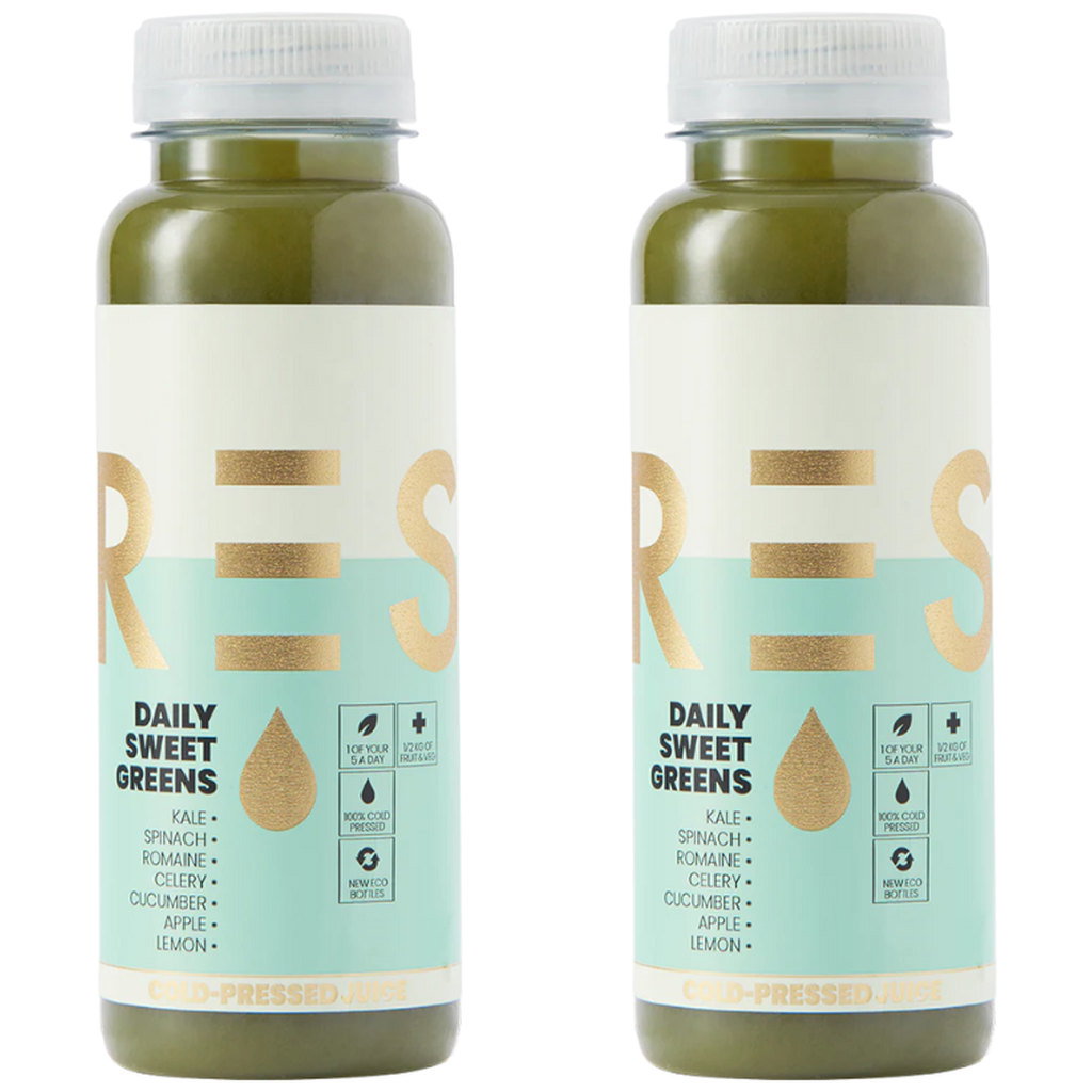 PRESS Daily Sweet Greens Cold Pressed Juice, 2 x 250ml