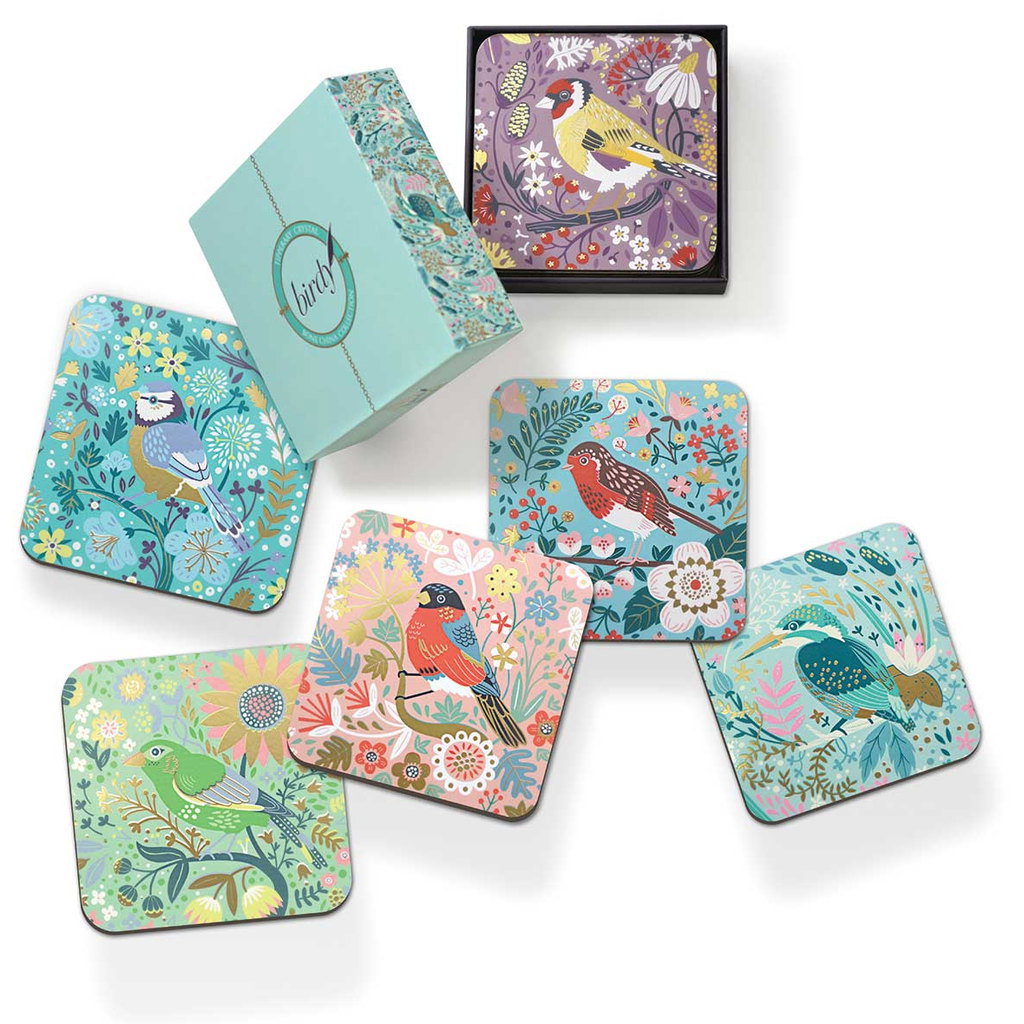 Tipperary Birdy Set of 6 Coasters