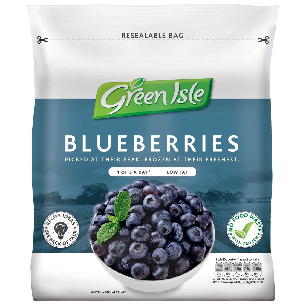 Green Isle Blueberries, 300g