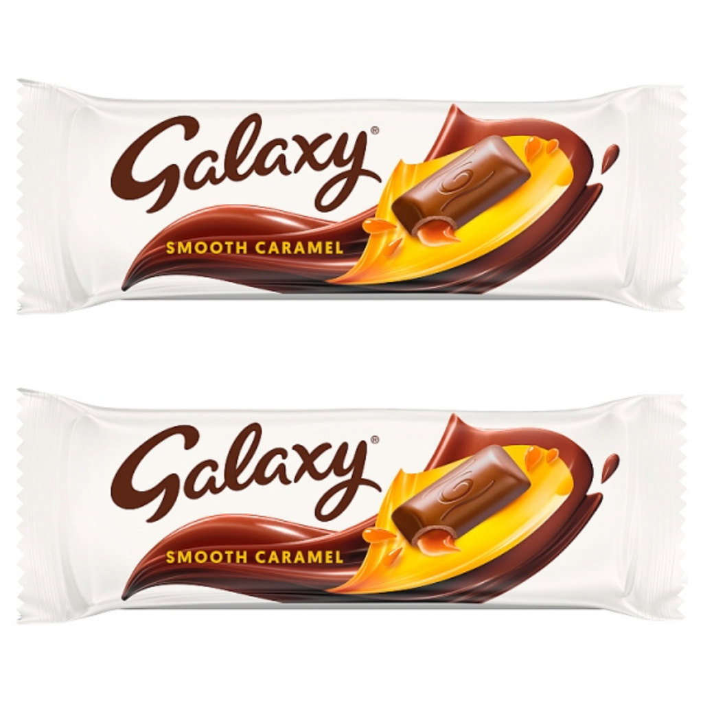 Galaxy Caramel Chocolate Bar, 2 x 48g