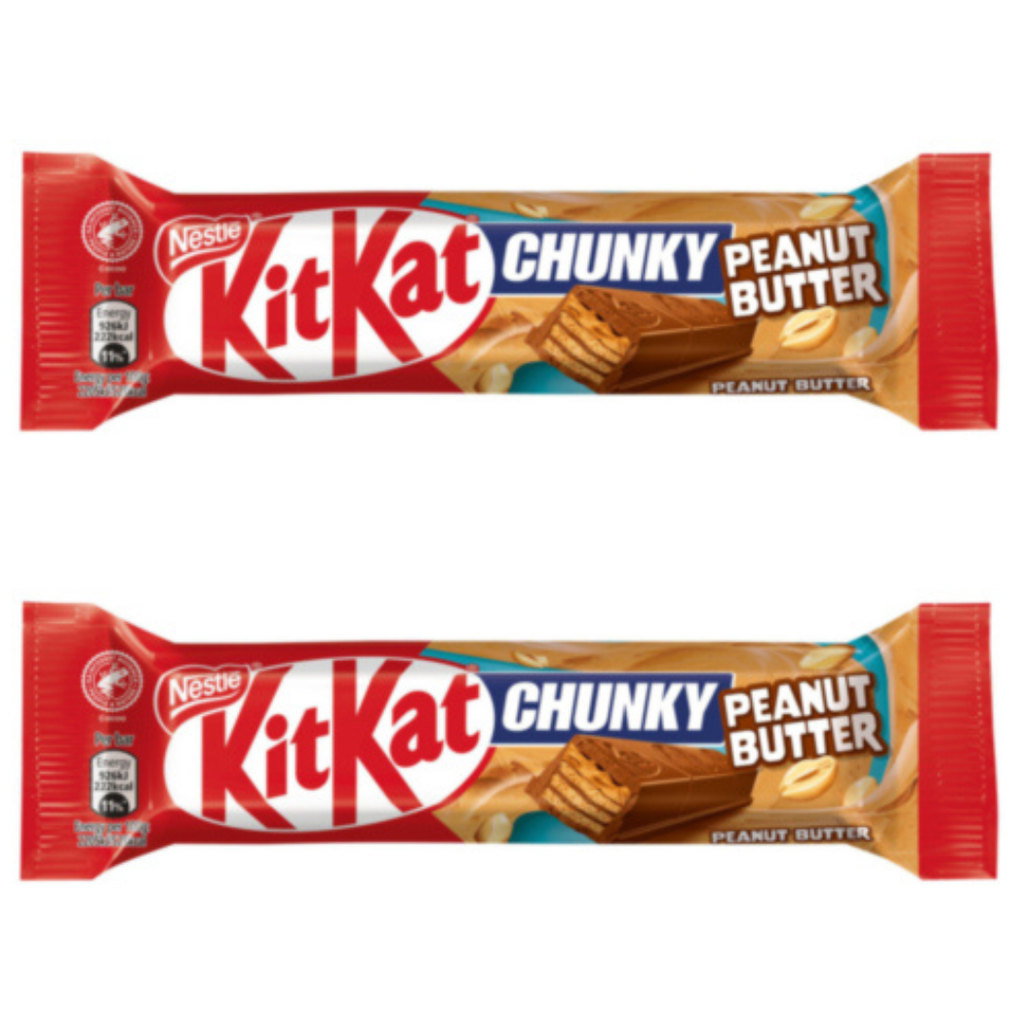 KitKat Chunky Peanut Butter Bar, 2 x 42g
