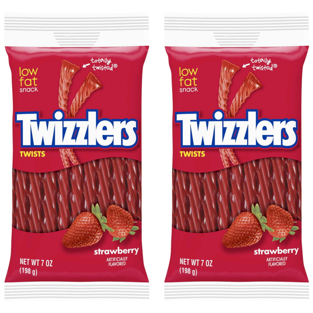 Twizzlers Strawberry (US Import), 2 x 198g