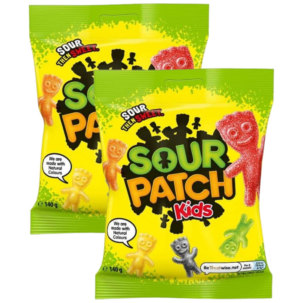 Sour Patch Kids Original Bag Sweets, 2 x 105g