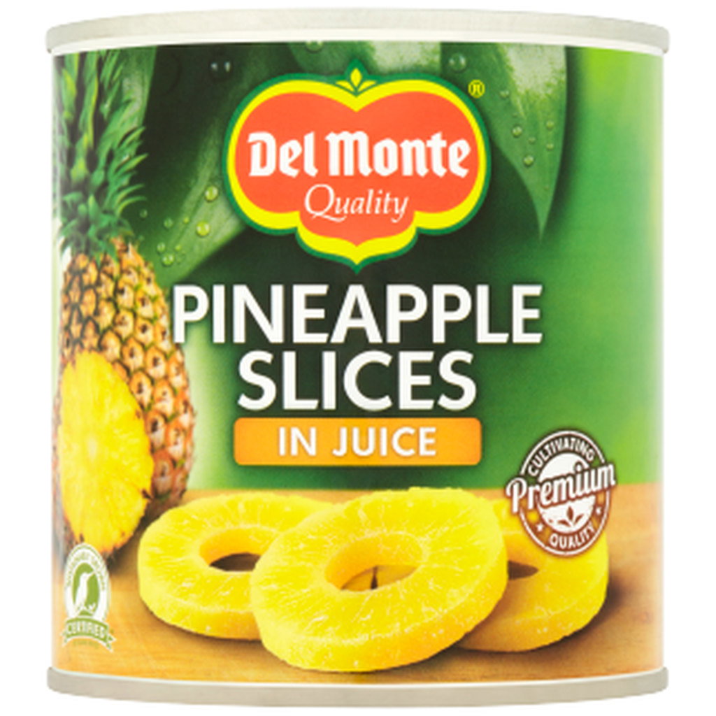 Del Monte Pineapple Slices in Juice, 435g