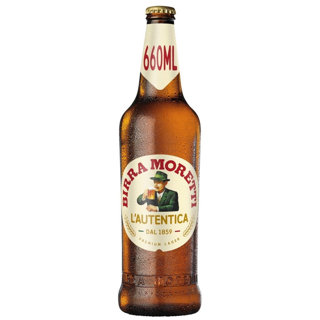 Birra Moretti Lager, 660ml Bottle