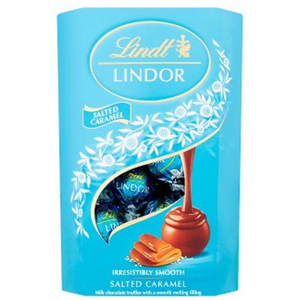 Lindt Lindor Salted Caramel Truffles Box, 200g