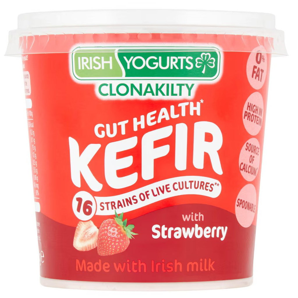 Irish Yogurts 0% Fat Strawberry Kefir, 350g