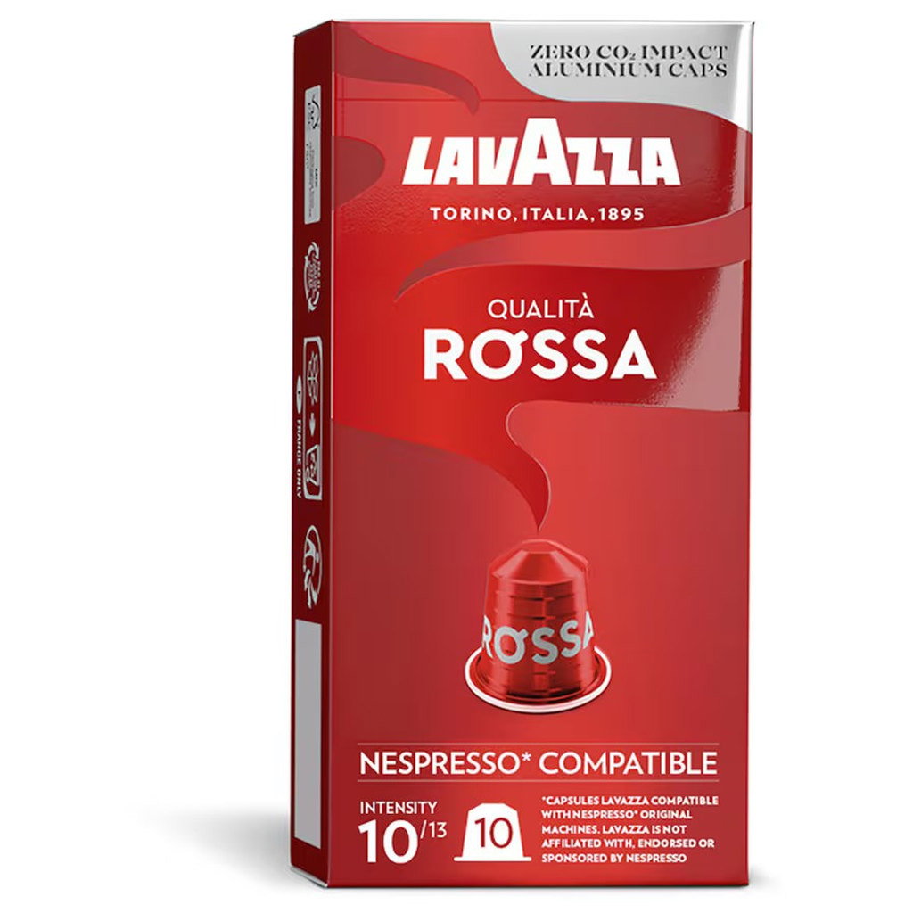 Lavazza Qualitá Rossa Coffee Pods for Nespresso, 10pk