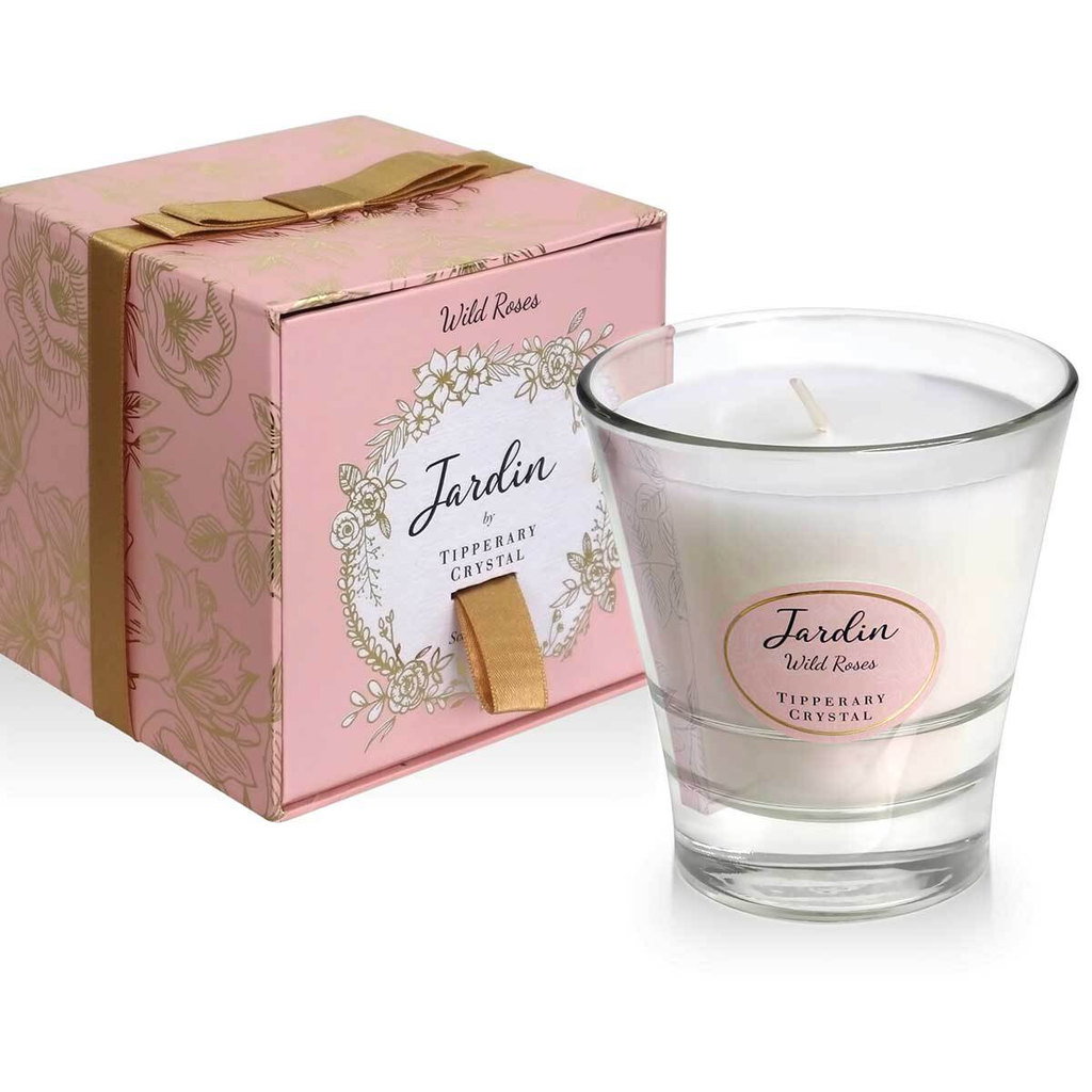 Jardin Wild Roses Candle (Tipperary Crystal)