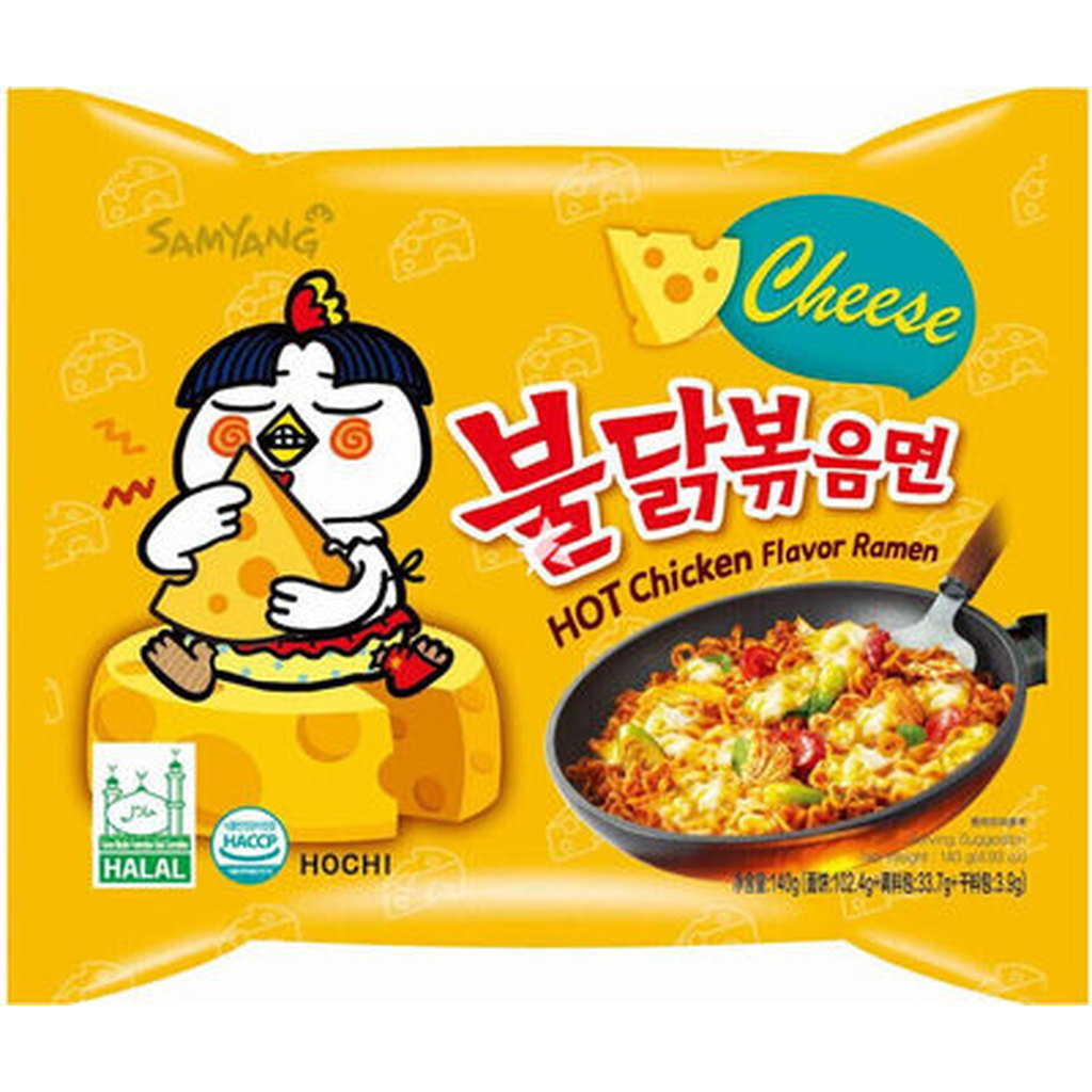 SAMYANG Buldak Cheese Hot Chicken Noodles, 140g