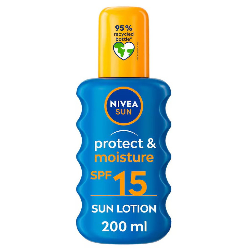Nivea Sun Protect & Moisture Sun Cream Spray SPF15, 200ml