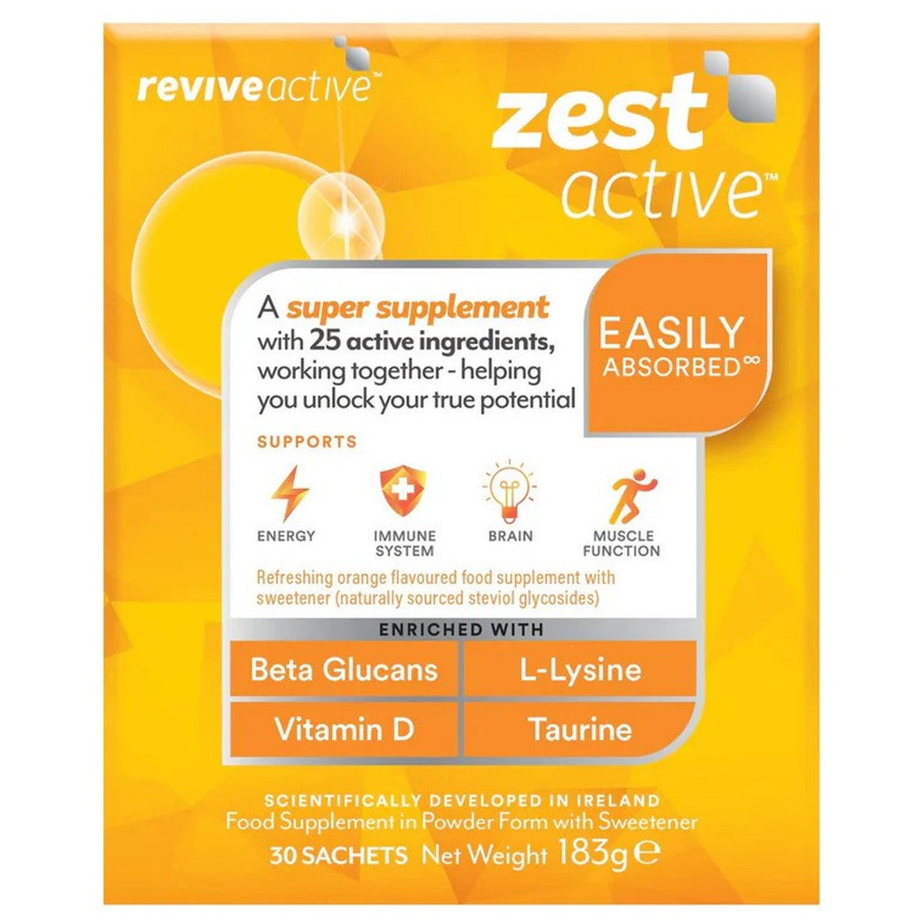 Revive Active Zest Energy Supplement, 30s