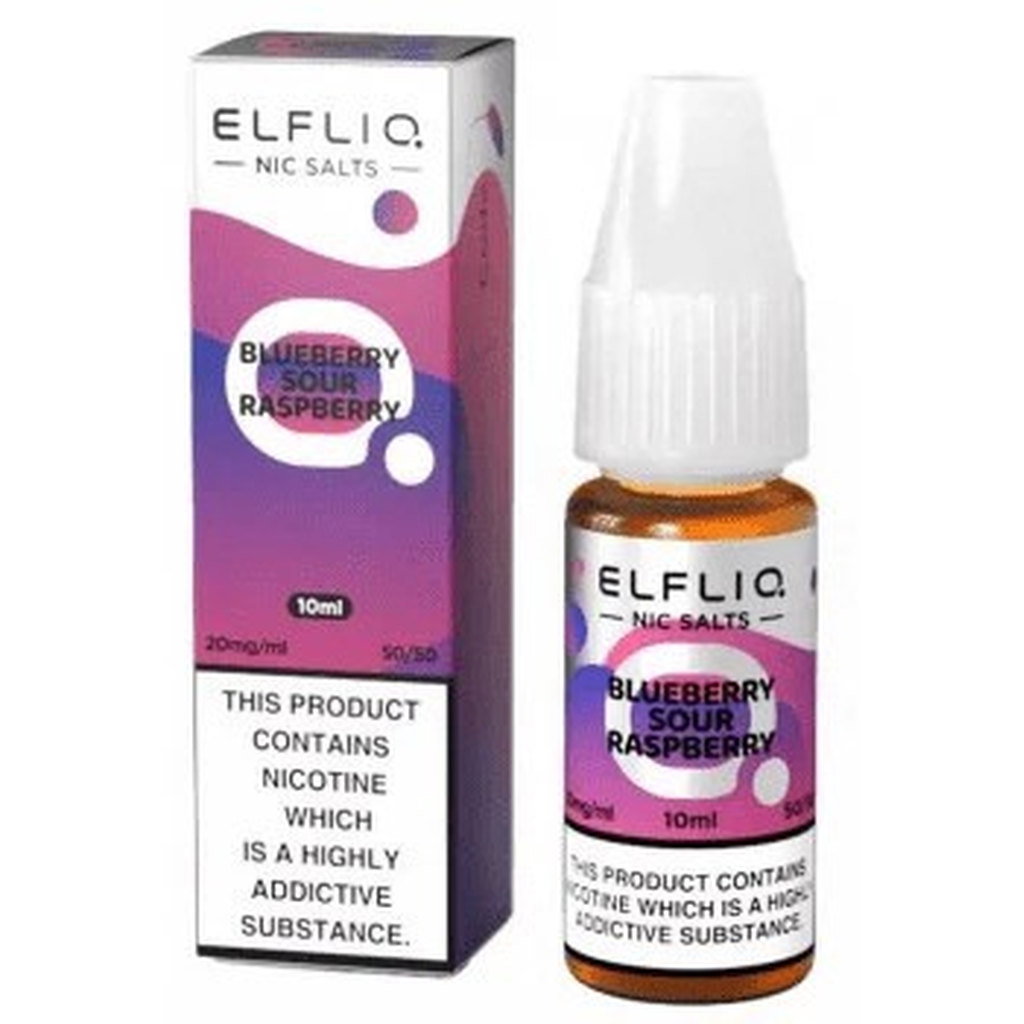ElfLiq Nic Salt 10ml - Blueberry Sour Raspberry 20mg e-liquid