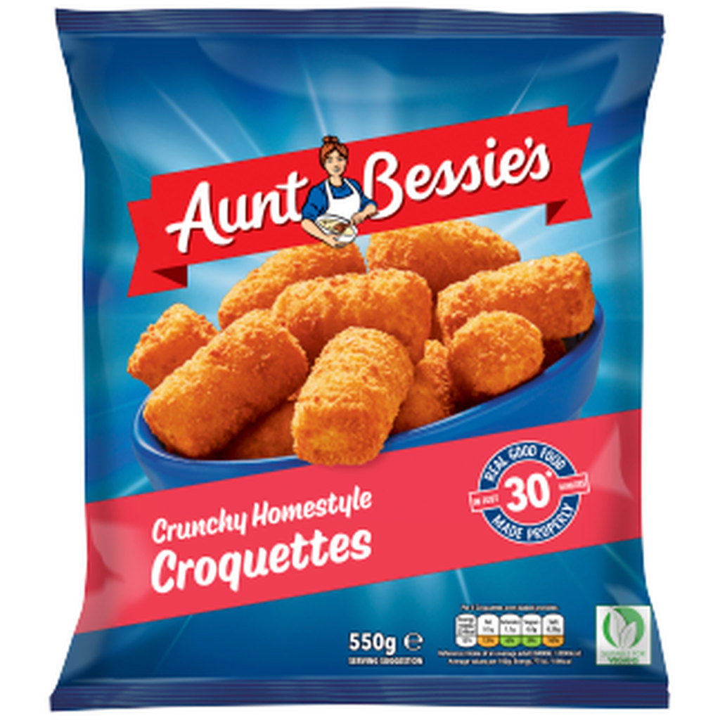 Aunt Bessie's Crunchy Homestyle Croquettes, 550g