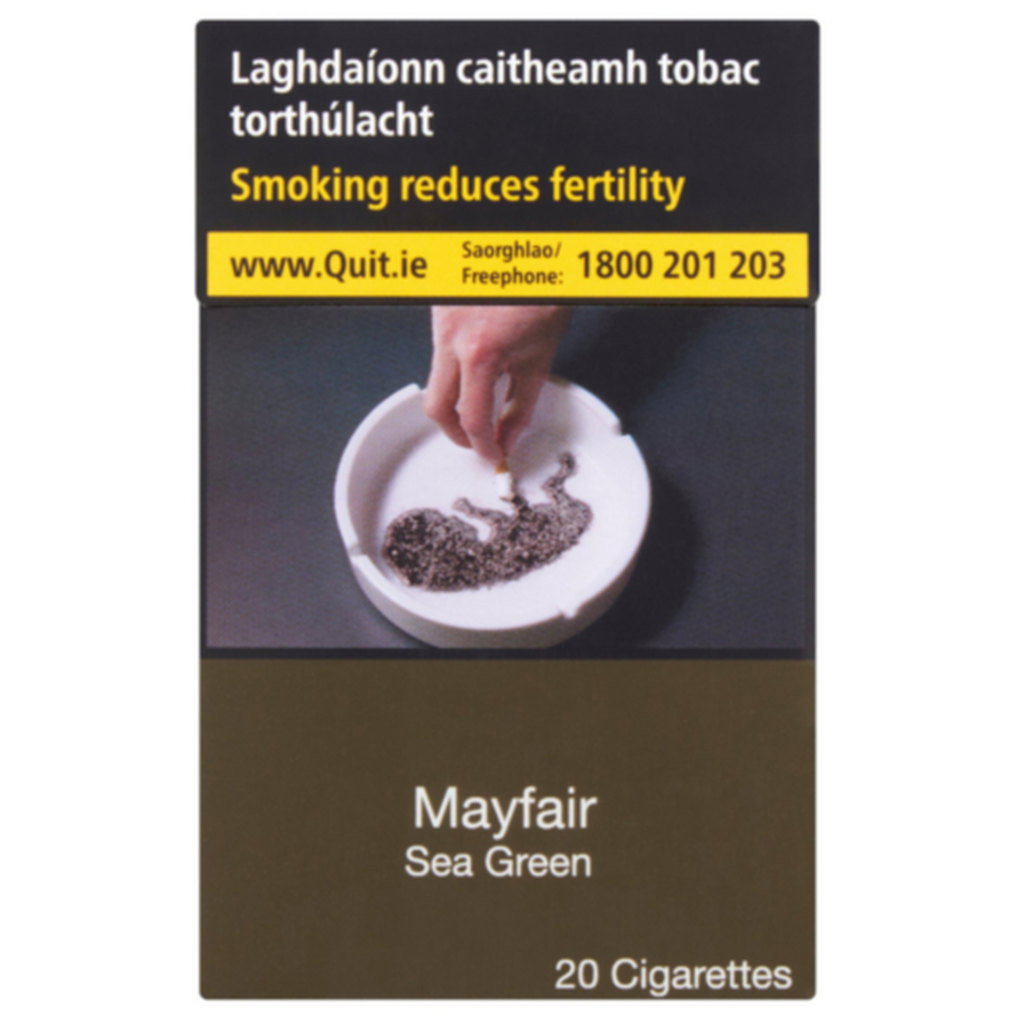 Mayfair Sea Green Cigarettes, 20pk