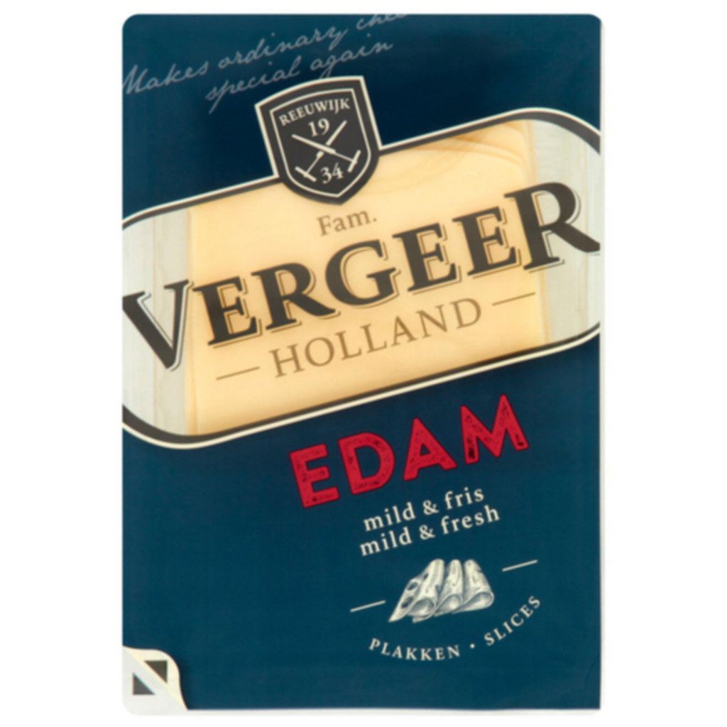 Vergeer Edam Cheese Slices, 175g