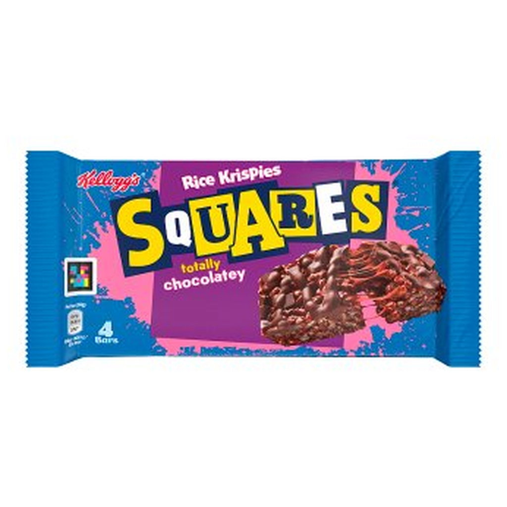 Rice Krispies Squares Totally Chocolatey, 4 x 36g