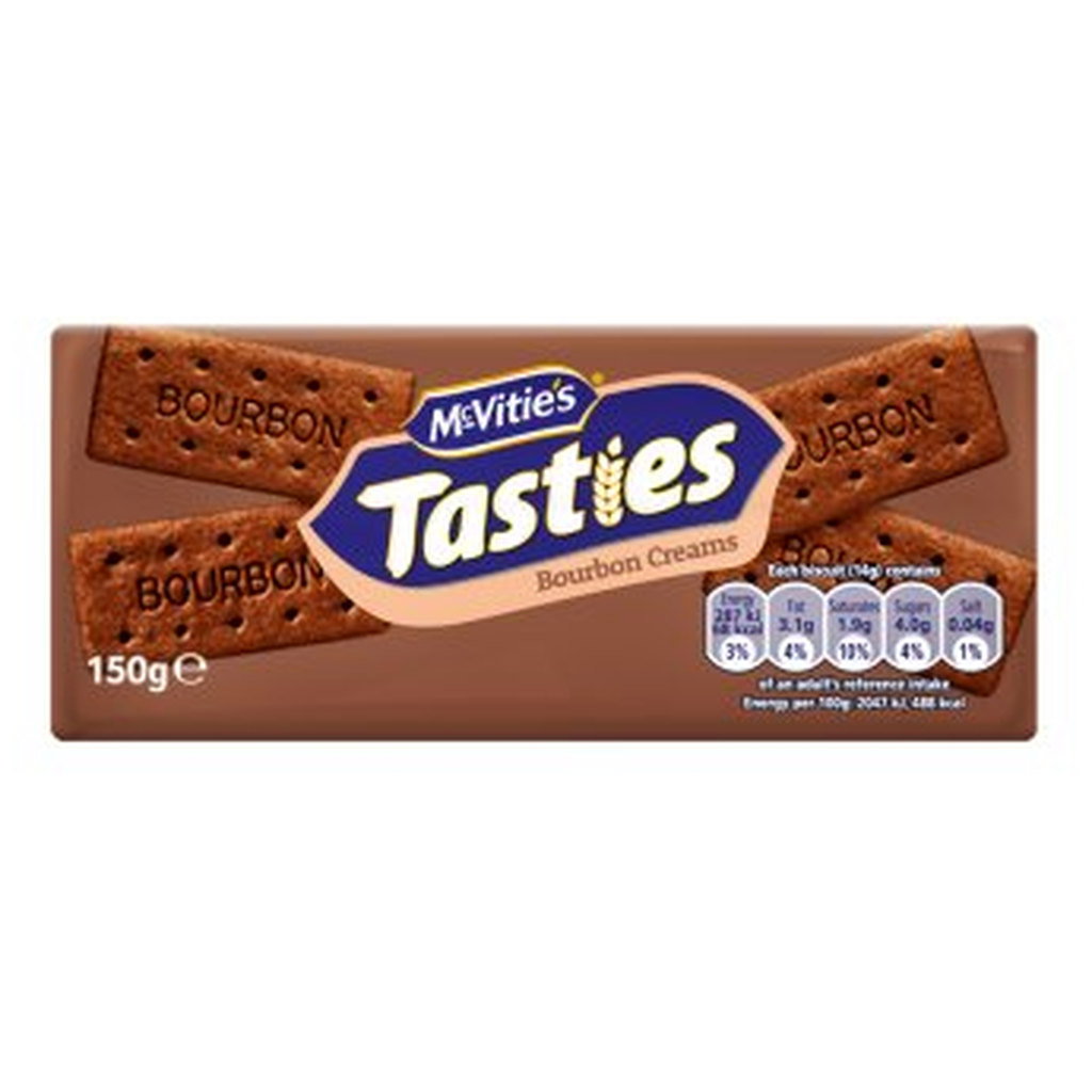 Mcvitie's Tasties Bourbon Creams Biscuits, 150g
