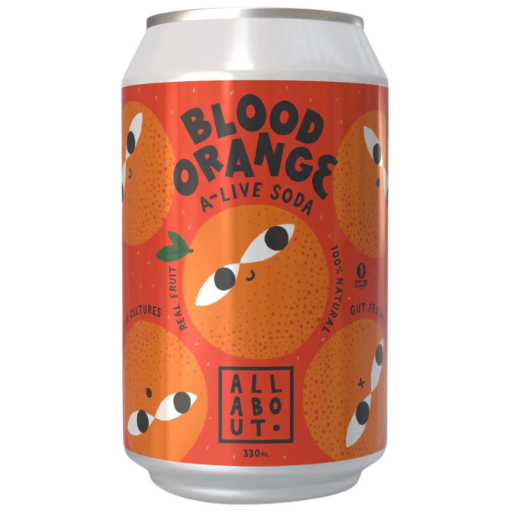 All About Blood Orange Live Soda, 330ml