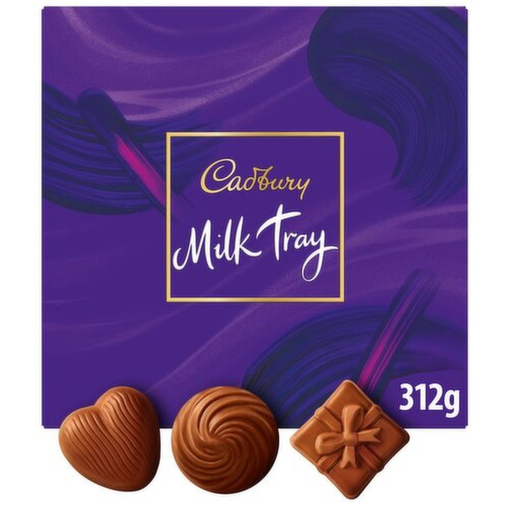 Cadbury Milk Tray Chocolate Gift Box, 312g