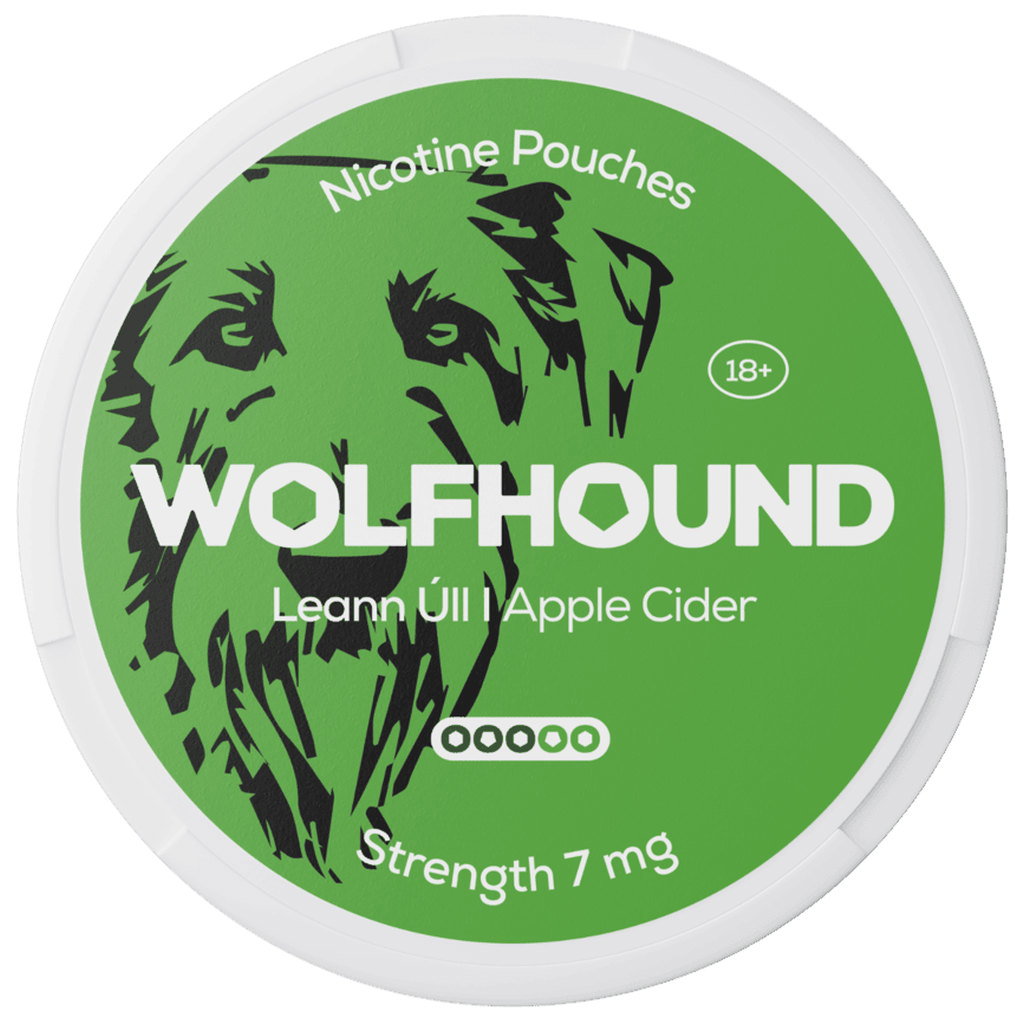 Wolfhound Leann Úll | Apple Cider 7mg Nicotine Pouches