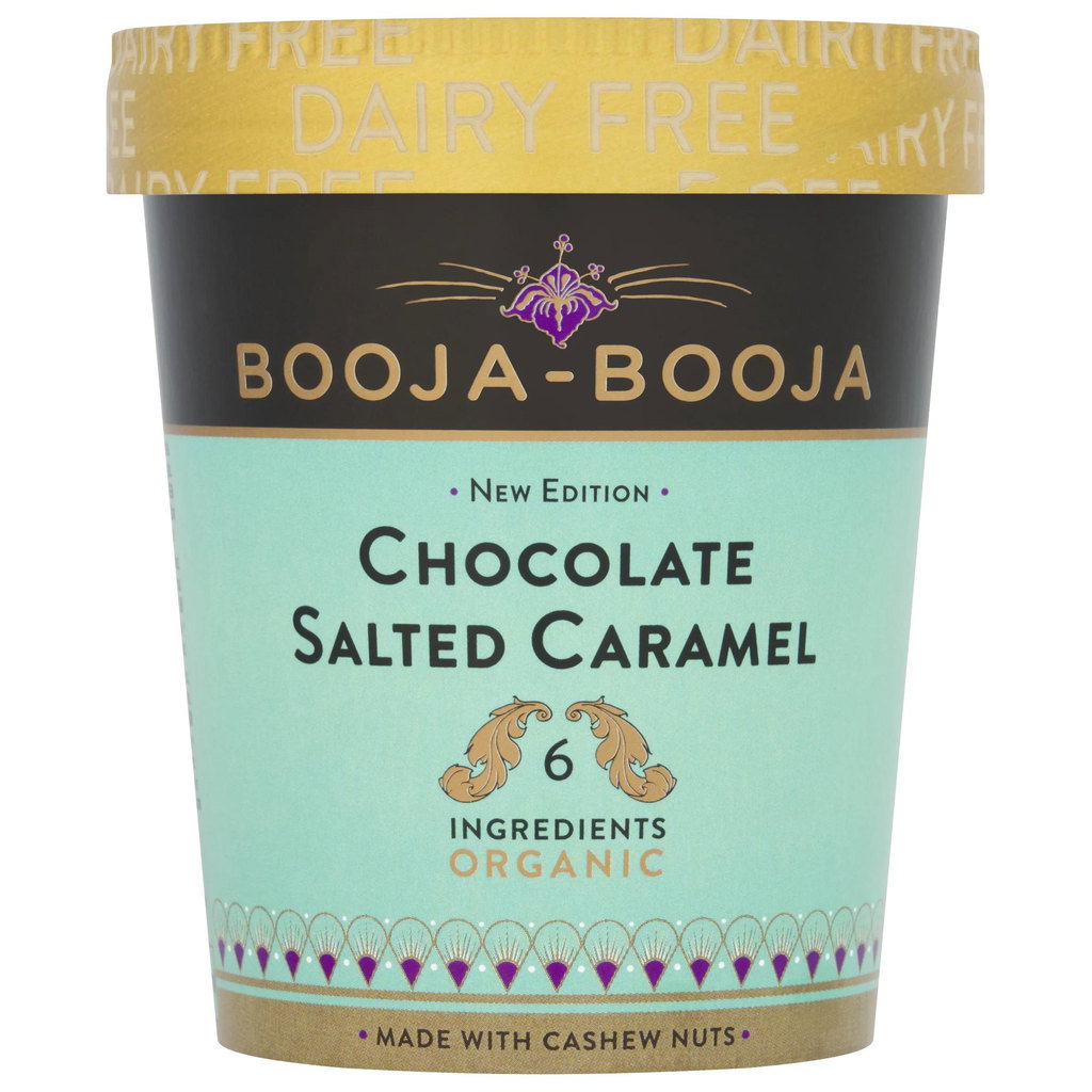Booja Booja Chocolate Salted Caramel (Vegan Ice Cream), 465ml