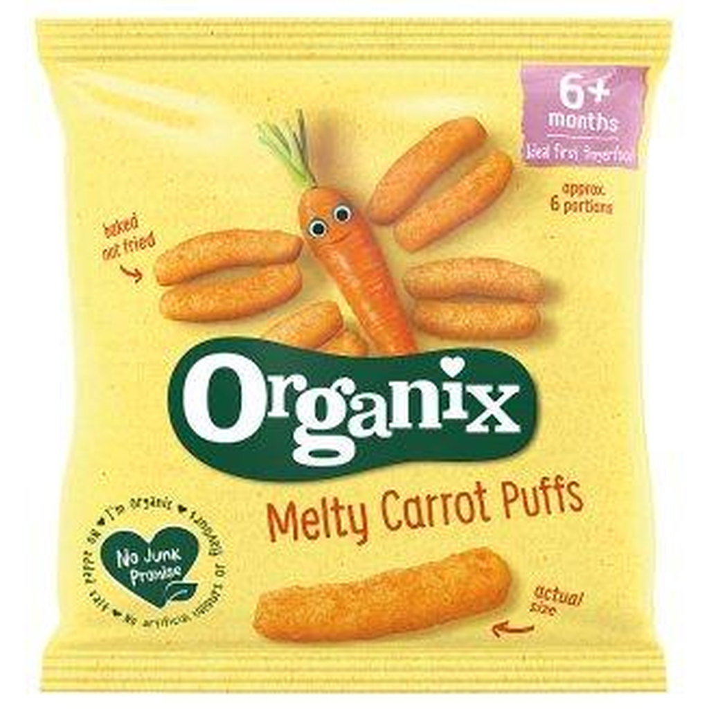 Organix Melty Carrot Puffs, 20g