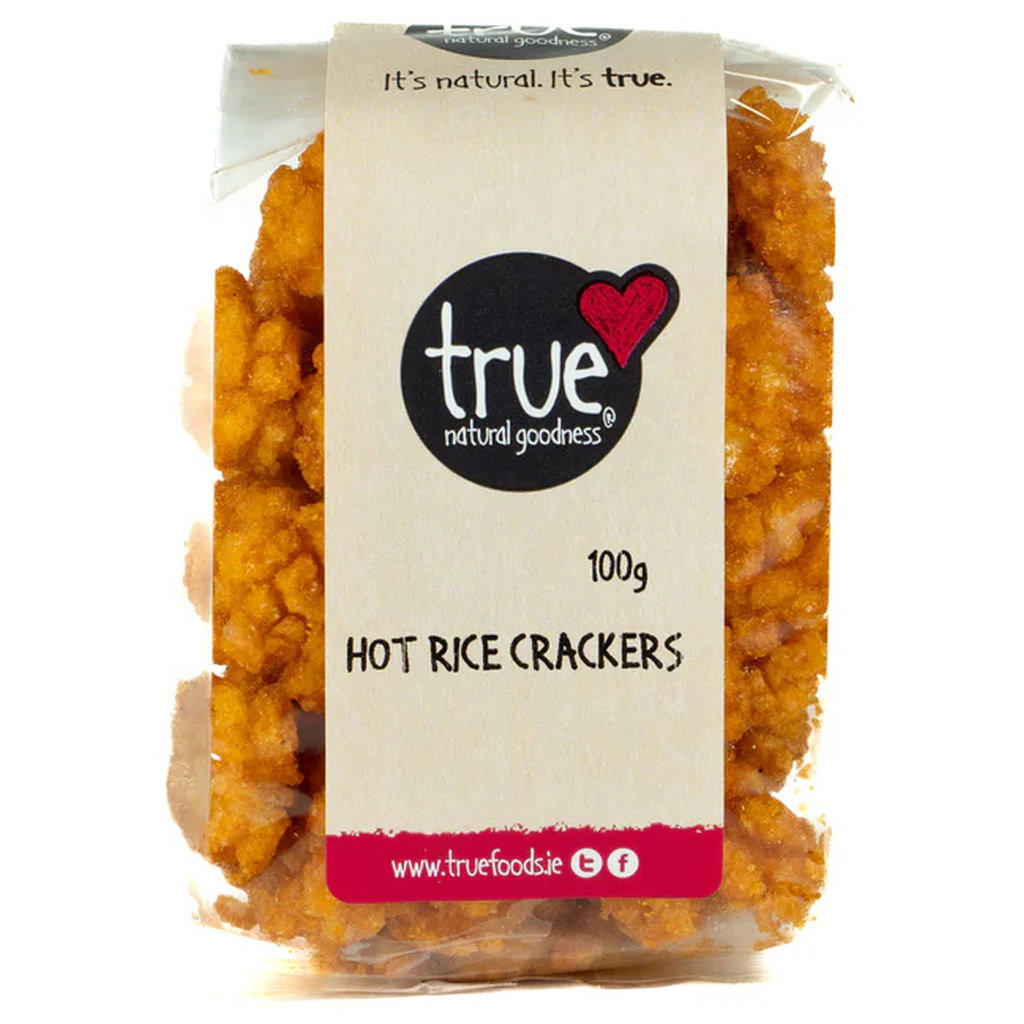 True Natural Goodness Hot Rice Crackers, 100g