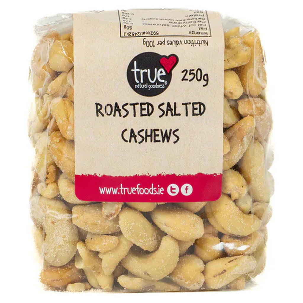 True Natural Goodness Roasted & Salted Cashews, 250g