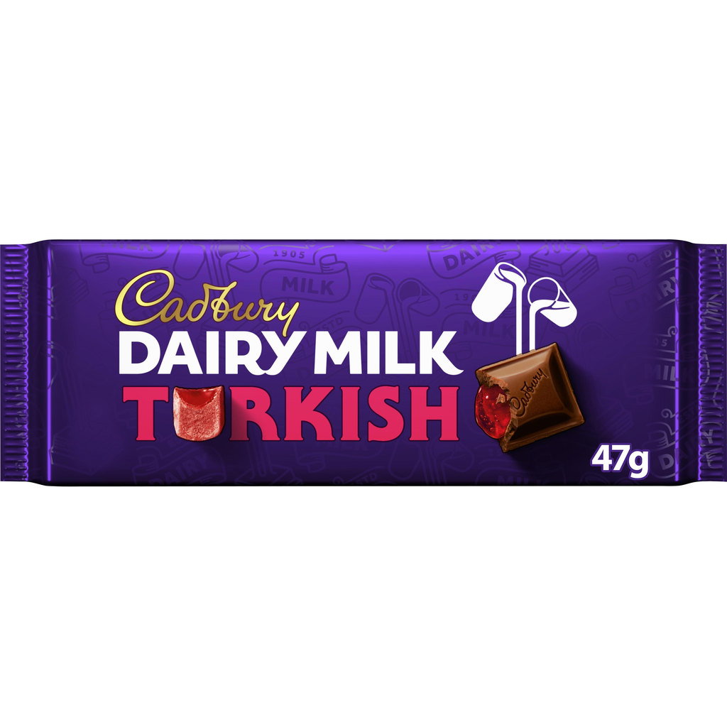 Cadbury Dairy Milk Turkish Chocolate Bar, 47g