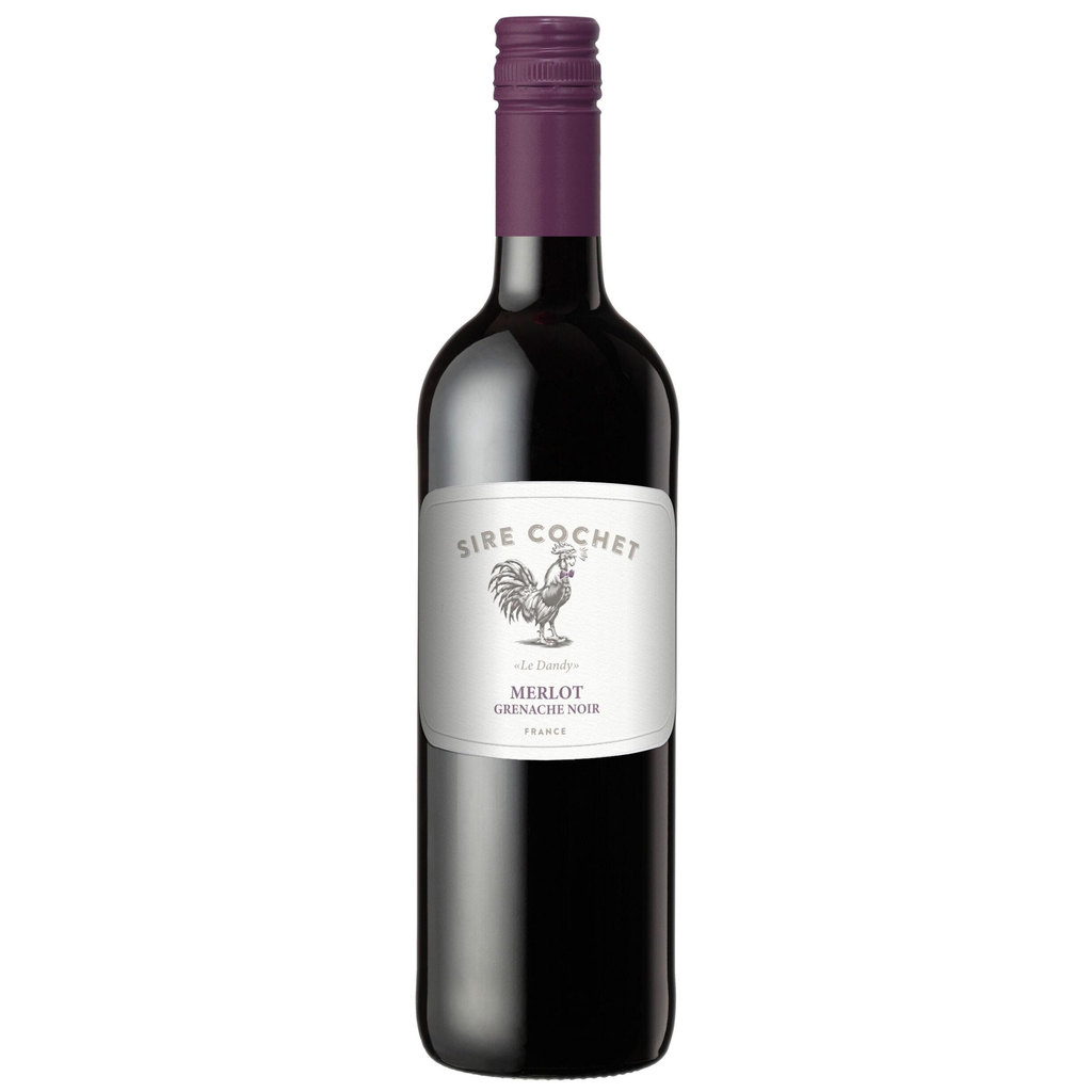 Sire Cochet Smooth Merlot & Grenache, Langedouc, Red Wine, 750ml