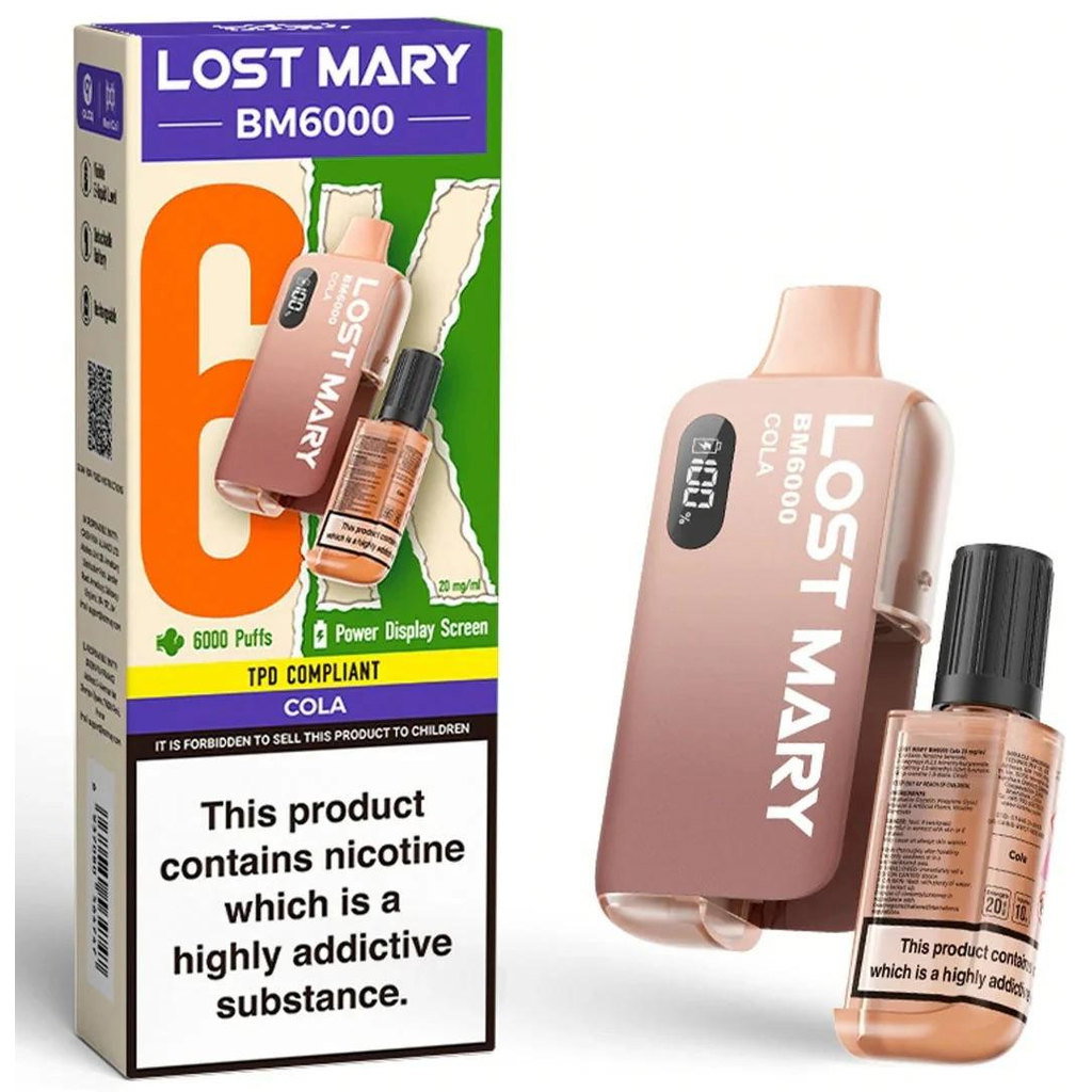Lost Mary BM6000 Cola Vape 20mg