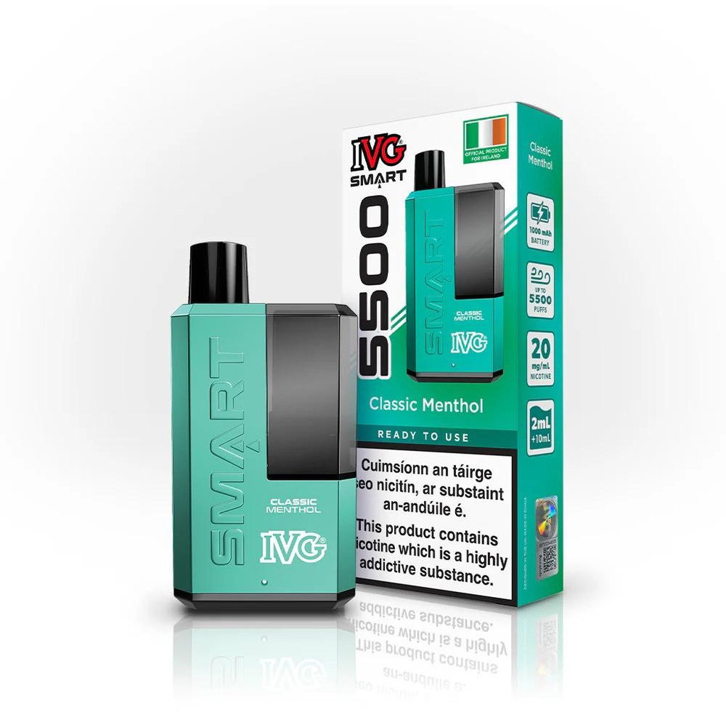 IVG Smart 5500 Classic Menthol Vape 20mg