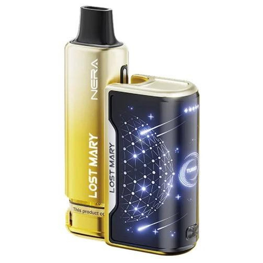 Lost Mary NERA15K Pineapple Ice 20mg Refillable Pod Vape Kit