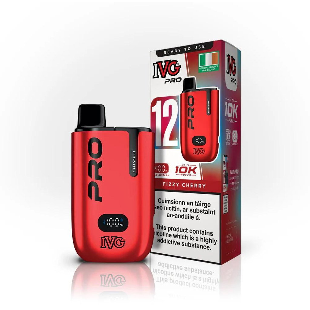 IVG Pro 12 Fizzy Cherry 20mg Vape Kit