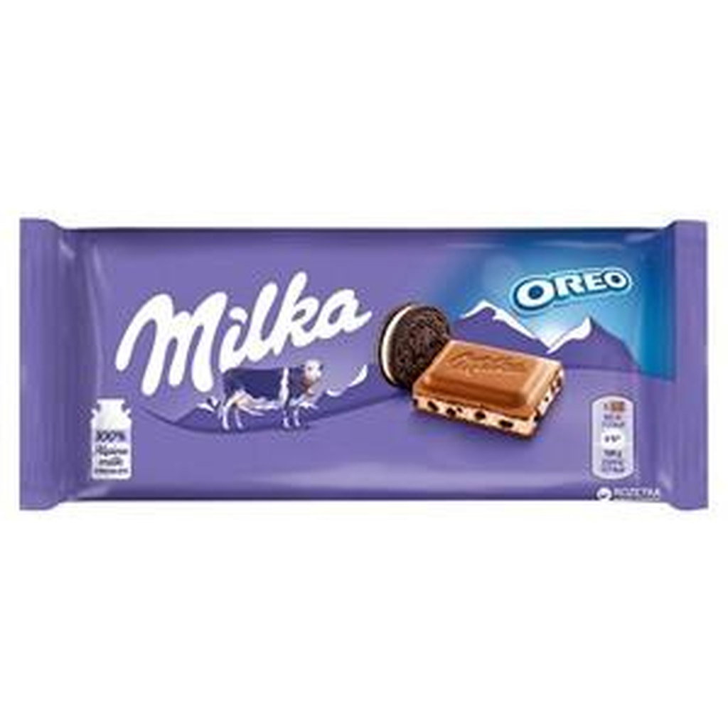 Milka Oreo Chocolate, 100g
